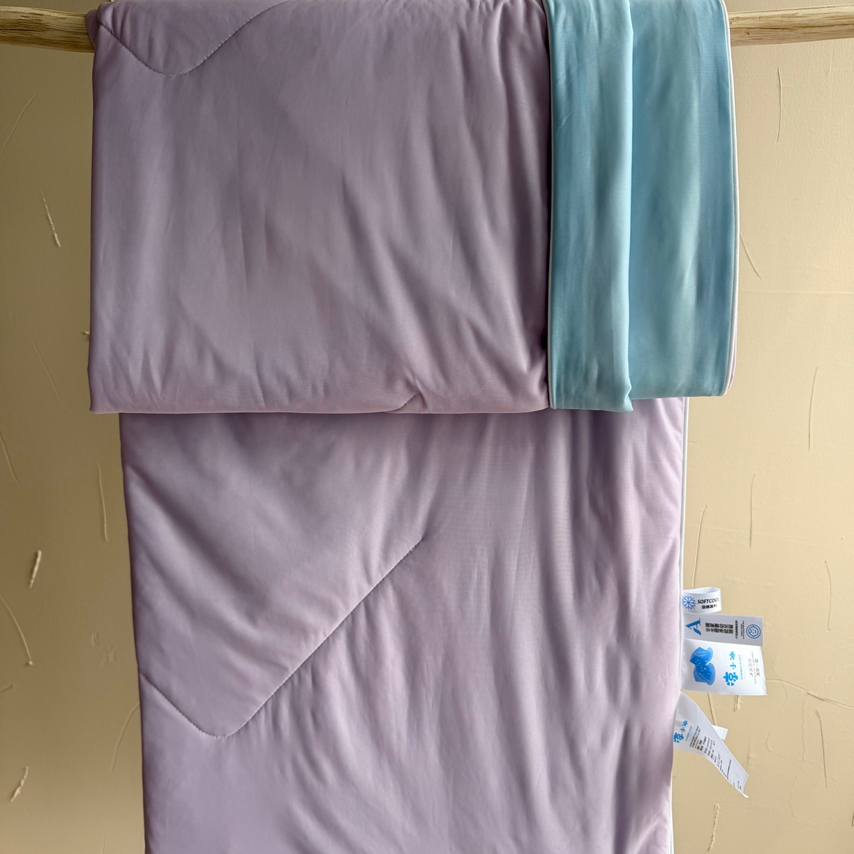 91家纺网 家纺一手货源 找家纺 莱豫家纺 2026春夏新款A类凉感小冰皮夏凉被夏被空调被 梅泥耶