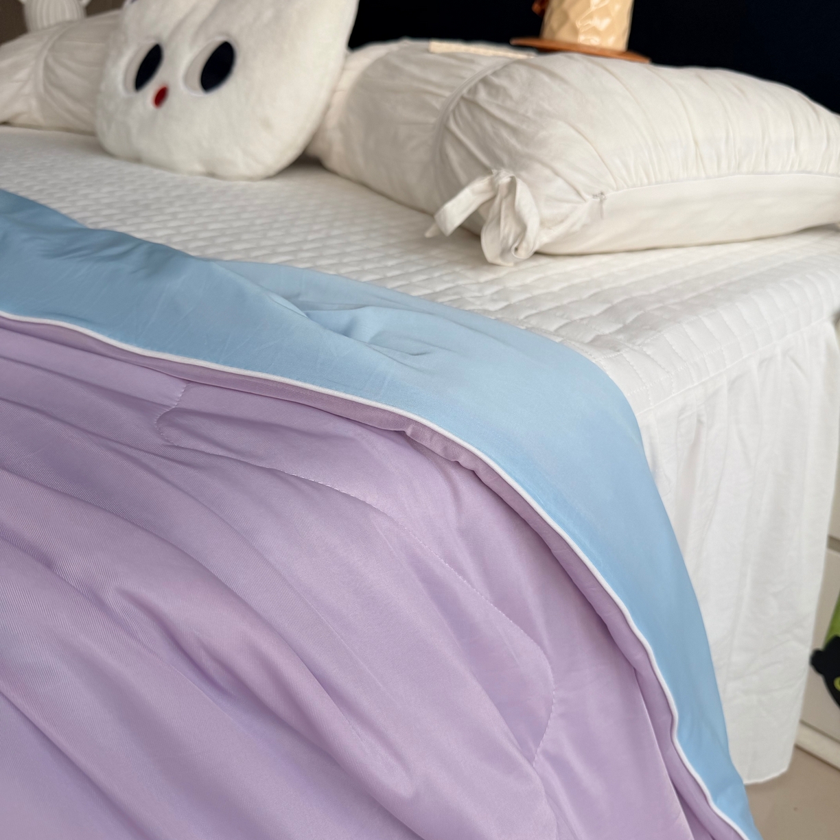 91家纺网 家纺一手货源 找家纺 莱豫家纺 2026春夏新款A类凉感小冰皮夏凉被夏被空调被 梅泥耶