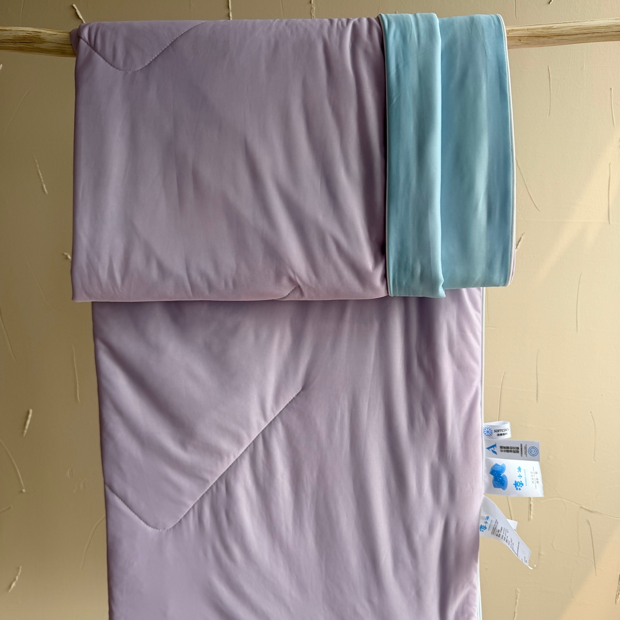 91家纺网 家纺一手货源 找家纺 莱豫家纺 2026春夏新款A类凉感小冰皮夏凉被夏被空调被 梅泥耶