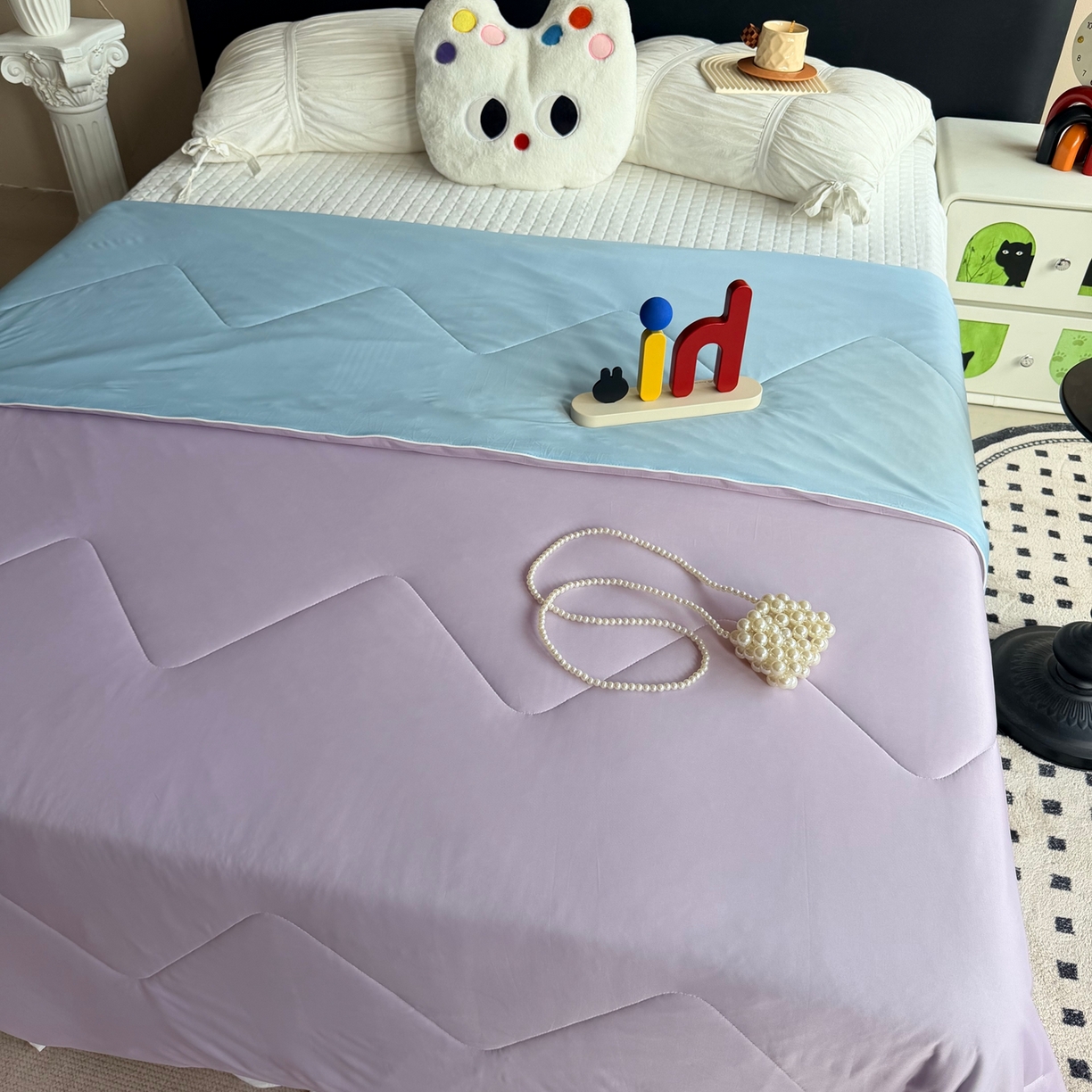 91家纺网 家纺一手货源 找家纺 莱豫家纺 2026春夏新款A类凉感小冰皮夏凉被夏被空调被 梅泥耶