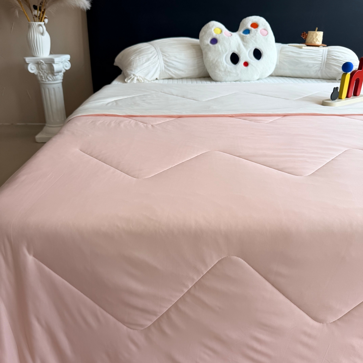 91家纺网 家纺一手货源 找家纺 莱豫家纺 2026春夏新款A类凉感小冰皮夏凉被夏被空调被 蜜桃菠萝