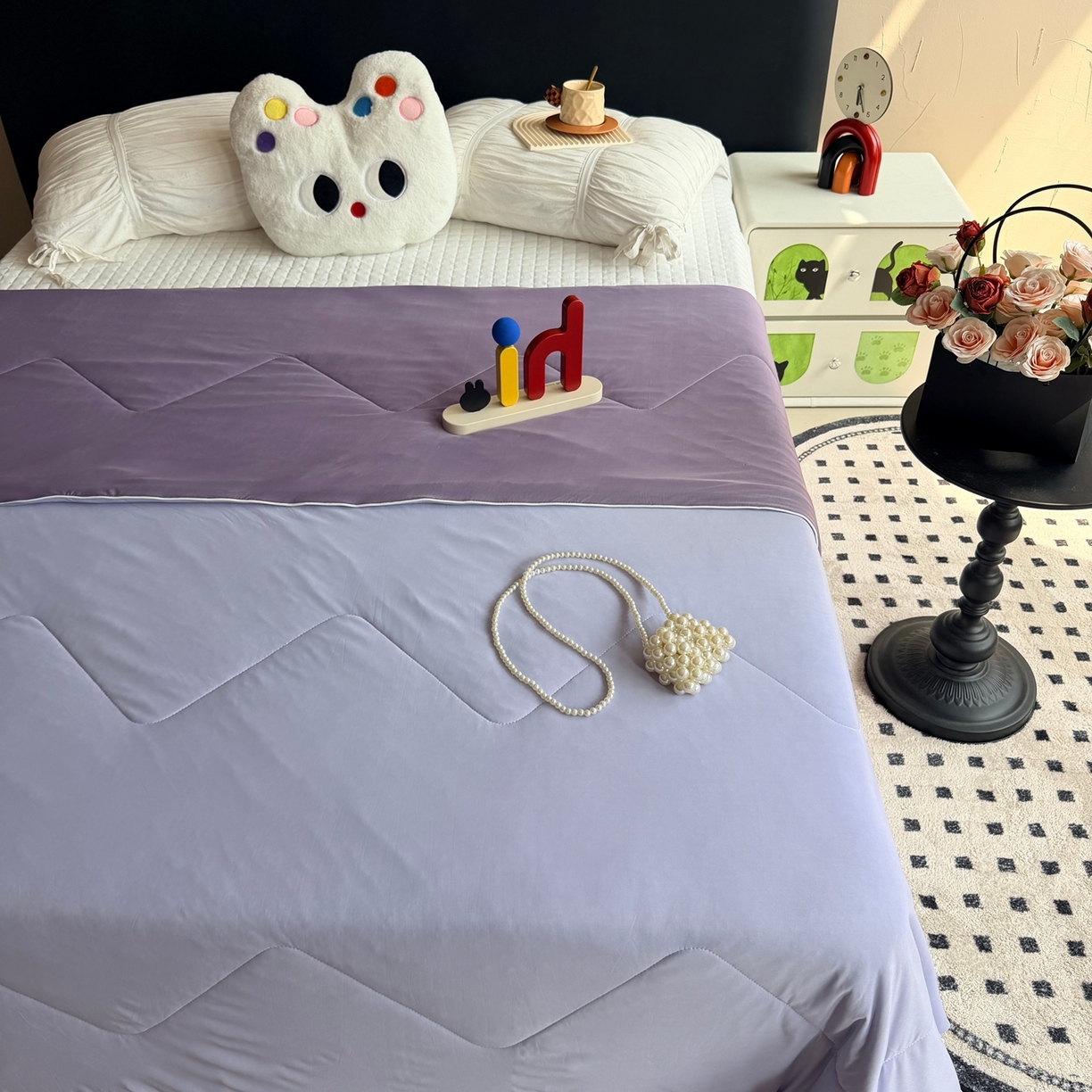 91家纺网 家纺一手货源 找家纺 莱豫家纺 2026春夏新款A类凉感小冰皮夏凉被夏被空调被 葡萄香耶