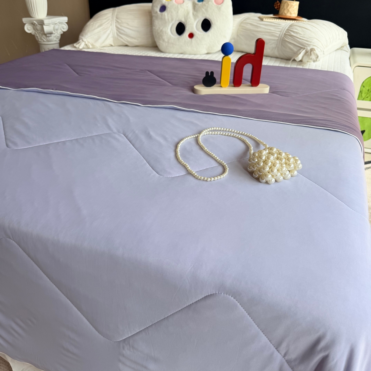 91家纺网 家纺一手货源 找家纺 莱豫家纺 2026春夏新款A类凉感小冰皮夏凉被夏被空调被 葡萄香耶