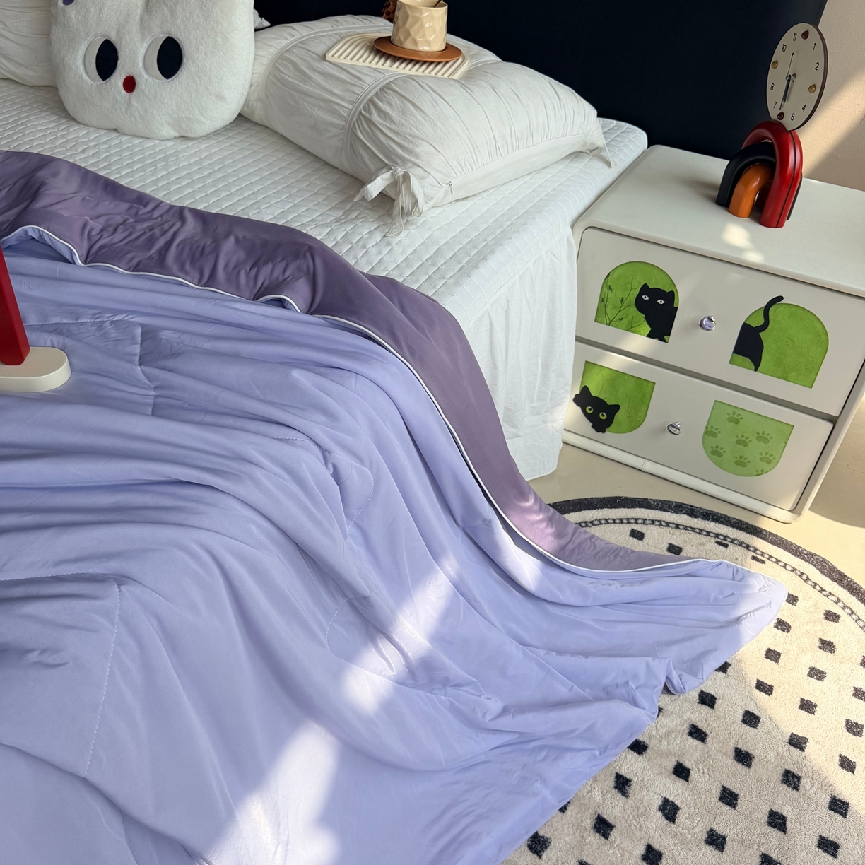 91家纺网 家纺一手货源 找家纺 莱豫家纺 2026春夏新款A类凉感小冰皮夏凉被夏被空调被 葡萄香耶