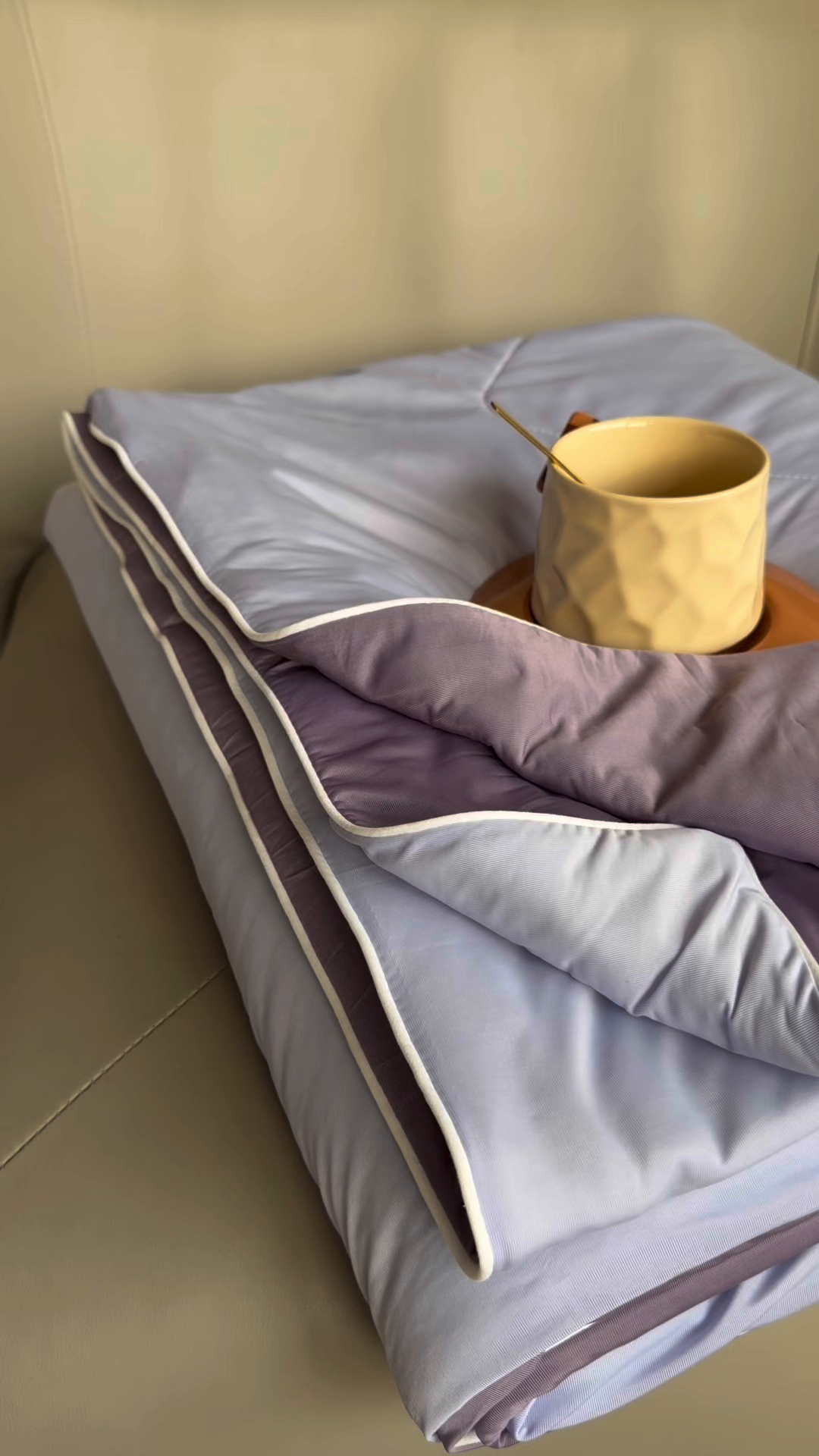 91家纺网 家纺一手货源 找家纺 莱豫家纺 2026春夏新款A类凉感小冰皮夏凉被夏被空调被 葡萄香耶