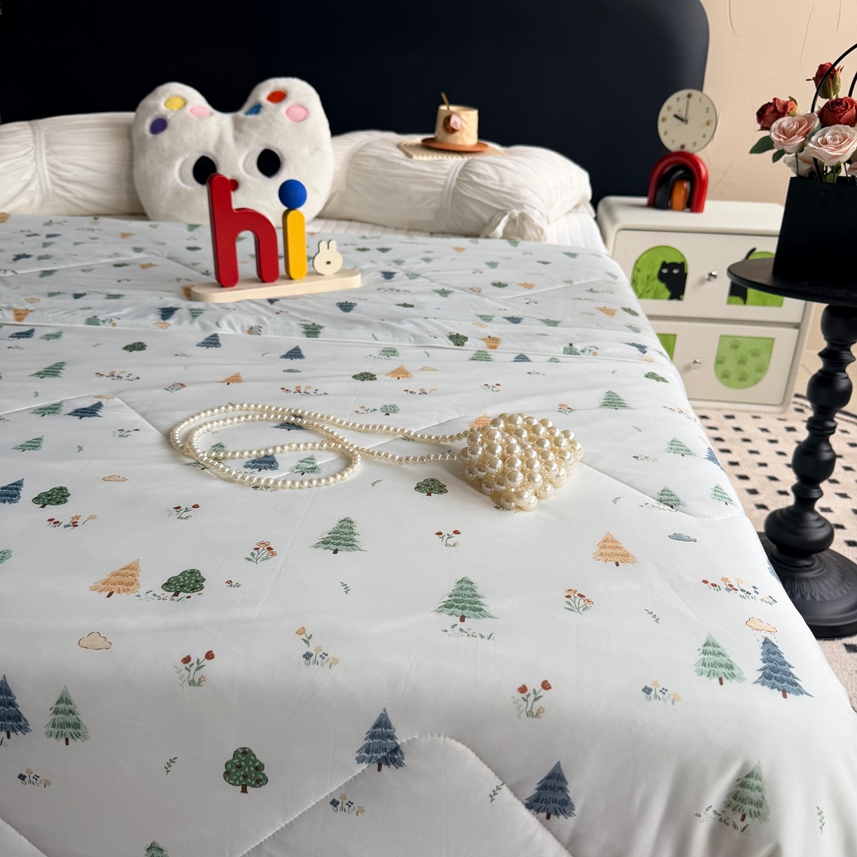 91家纺网 家纺一手货源 找家纺 莱豫家纺 2026春夏新款A类凉感小冰皮夏凉被夏被空调被 树语