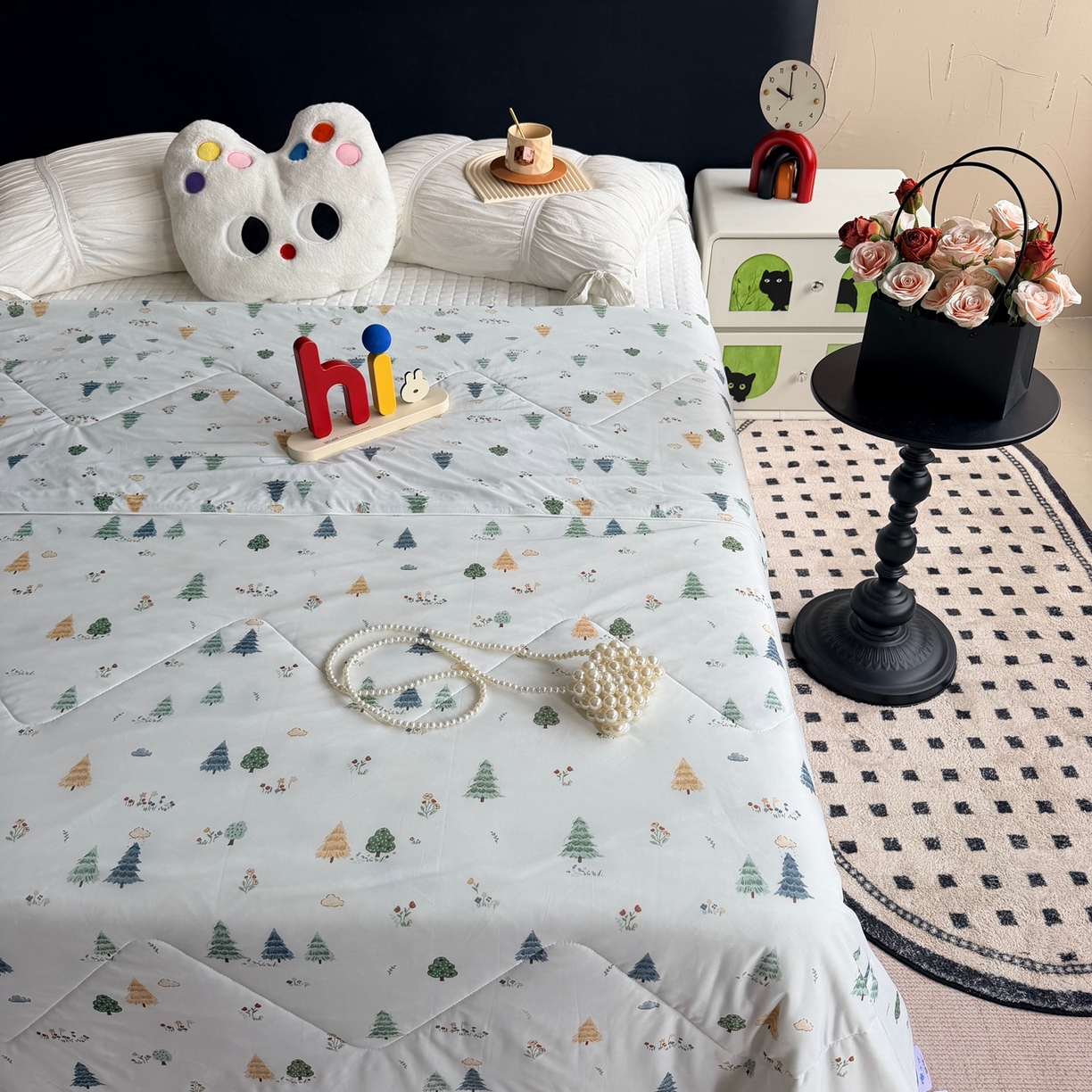 91家纺网 家纺一手货源 找家纺 莱豫家纺 2026春夏新款A类凉感小冰皮夏凉被夏被空调被 树语