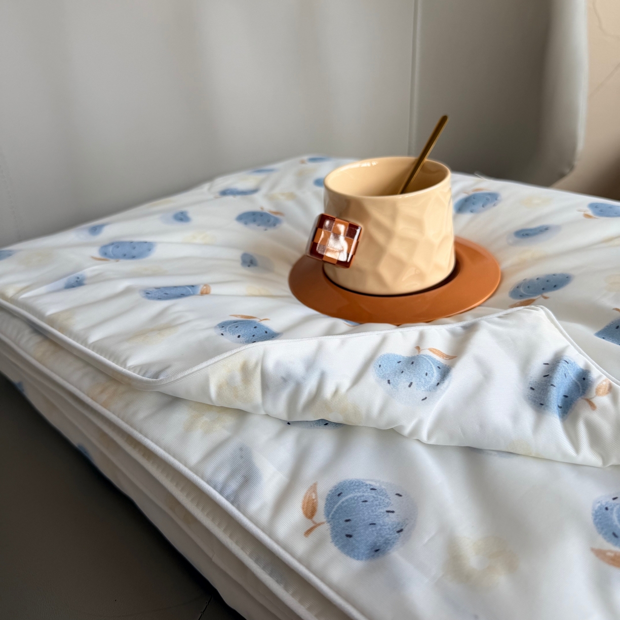 莱豫家纺 2026春夏新款A类凉感小冰皮夏凉被夏被空调被 夏日桃桃