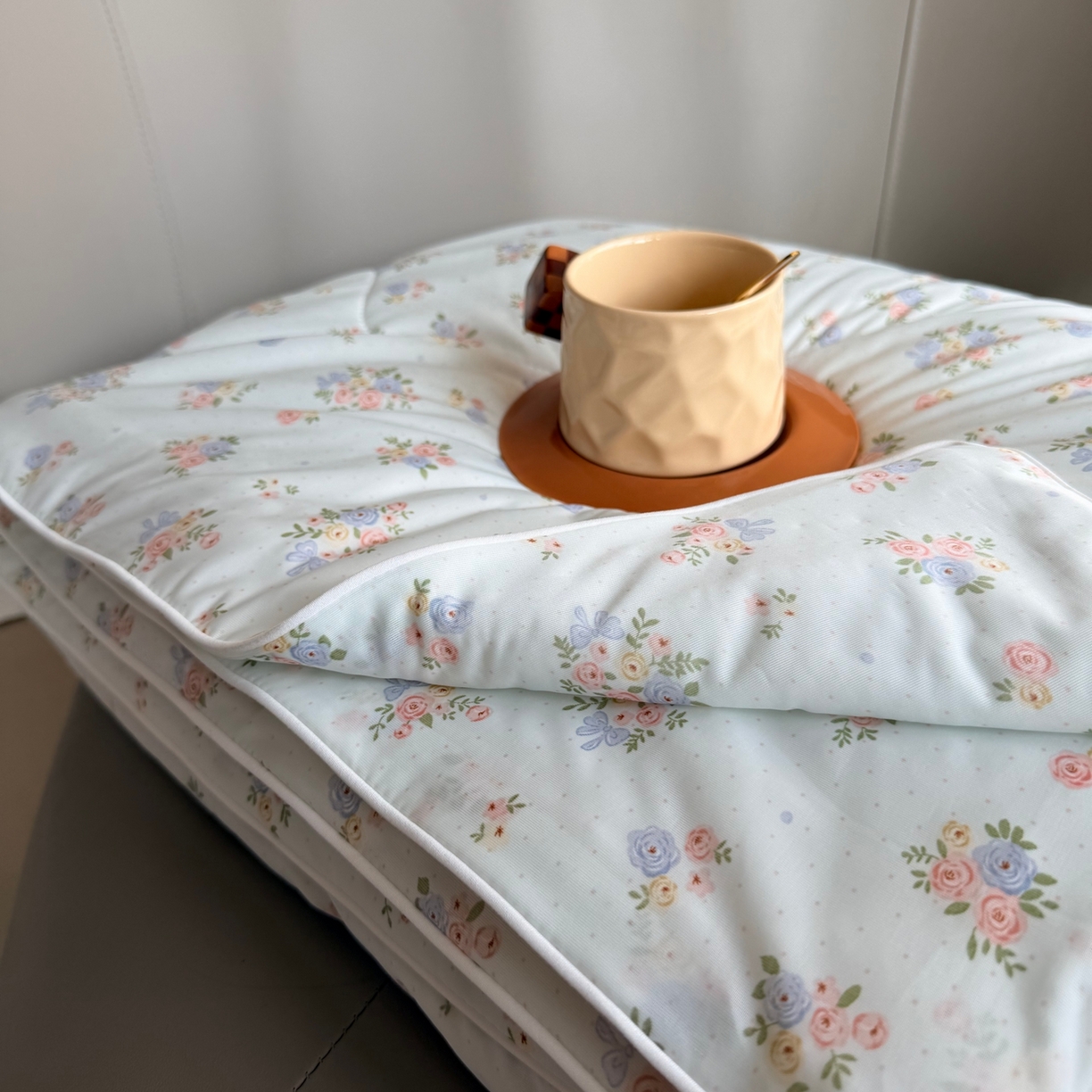 莱豫家纺 2026春夏新款A类凉感小冰皮夏凉被夏被空调被 夏日小花