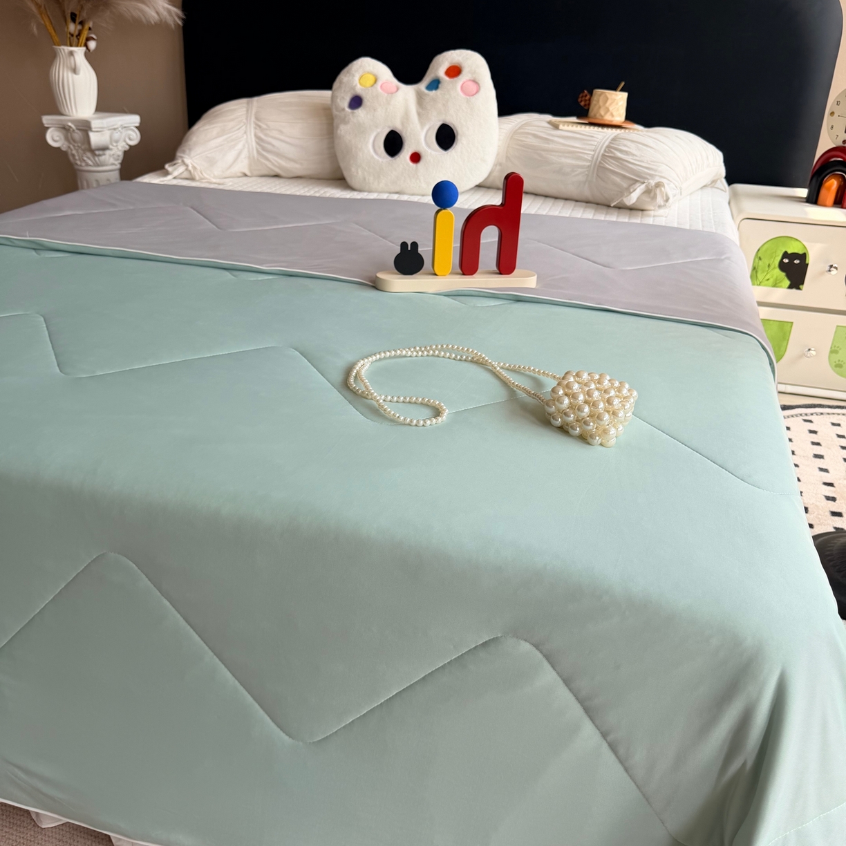 91家纺网 家纺一手货源 找家纺 莱豫家纺 2026春夏新款A类凉感小冰皮夏凉被夏被空调被 香草奶冻