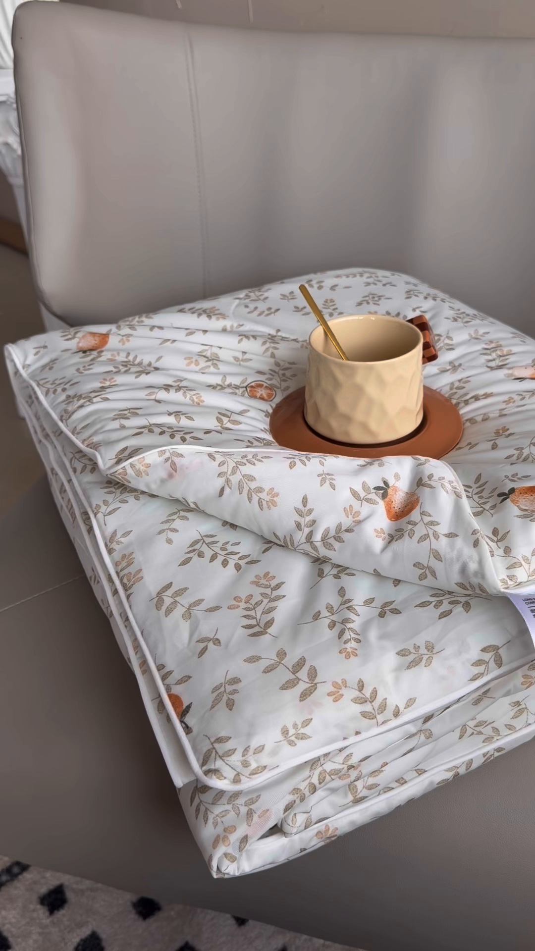 91家纺网 家纺一手货源 找家纺 莱豫家纺 2026春夏新款A类凉感小冰皮夏凉被夏被空调被 小橘子