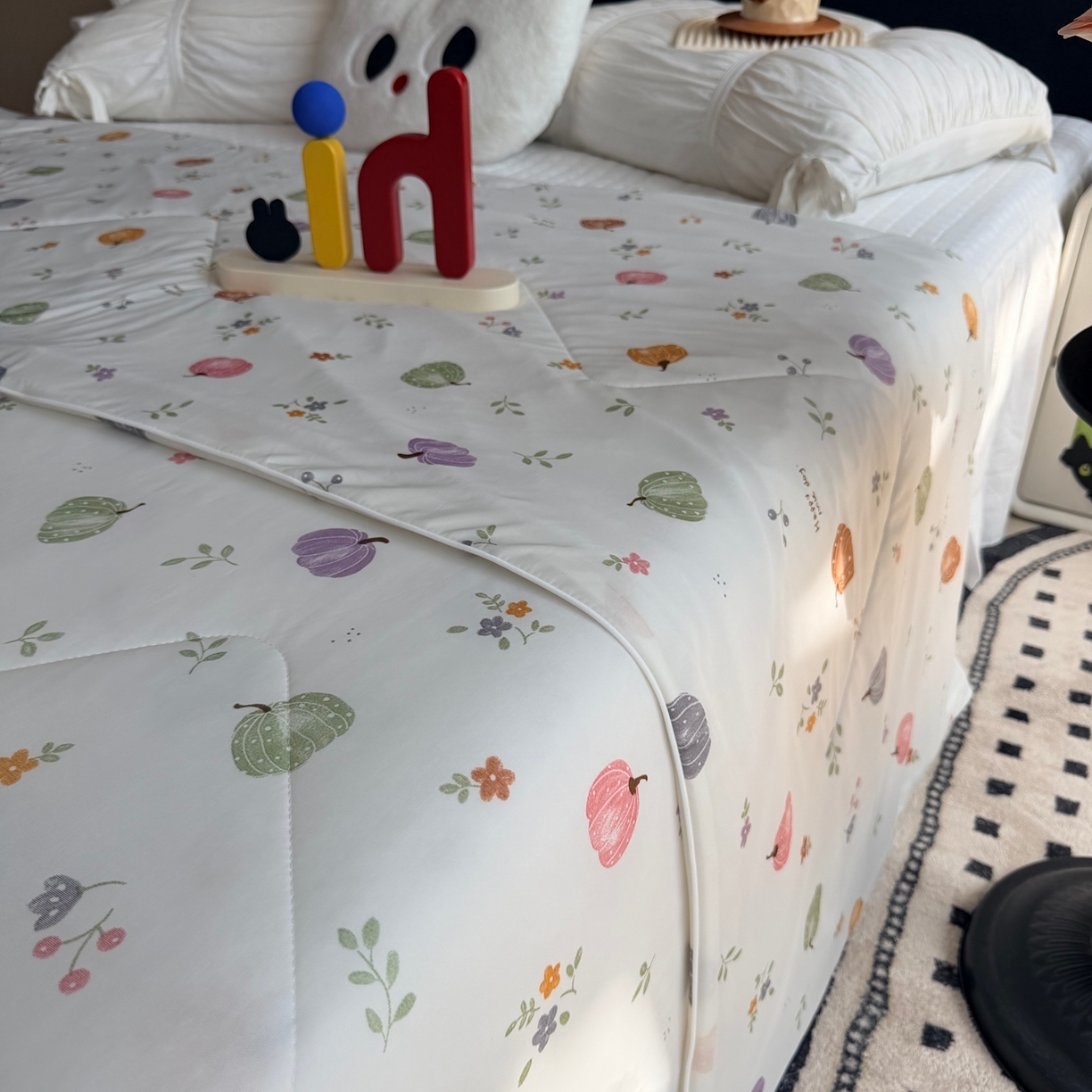 91家纺网 家纺一手货源 找家纺 莱豫家纺 2026春夏新款A类凉感小冰皮夏凉被夏被空调被 小南瓜米