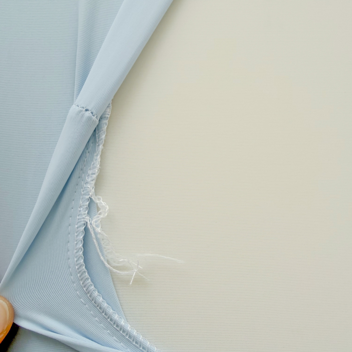 91家纺网 家纺一手货源 找家纺 百寐 2026新款夏季凉感冰皮星球深睡pro枕芯42*70保护套锦氨枕套纯色奶油色 冰皮枕套-晴天蓝