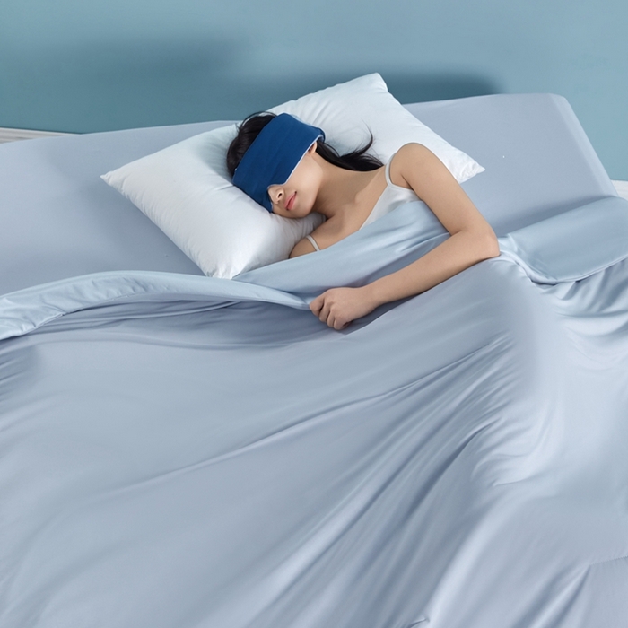 龙图家纺 2026新款星球睡眠夏凉被被子被芯 青空灰