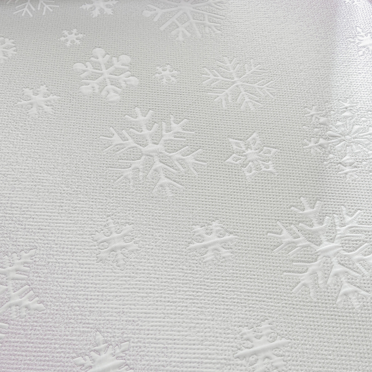 91家纺网 家纺一手货源 找家纺 绘萱家居 2026春夏新款530克PE100%提花冰凉豆豆床裙款凉席席子空调软席 渐变雪花-紫