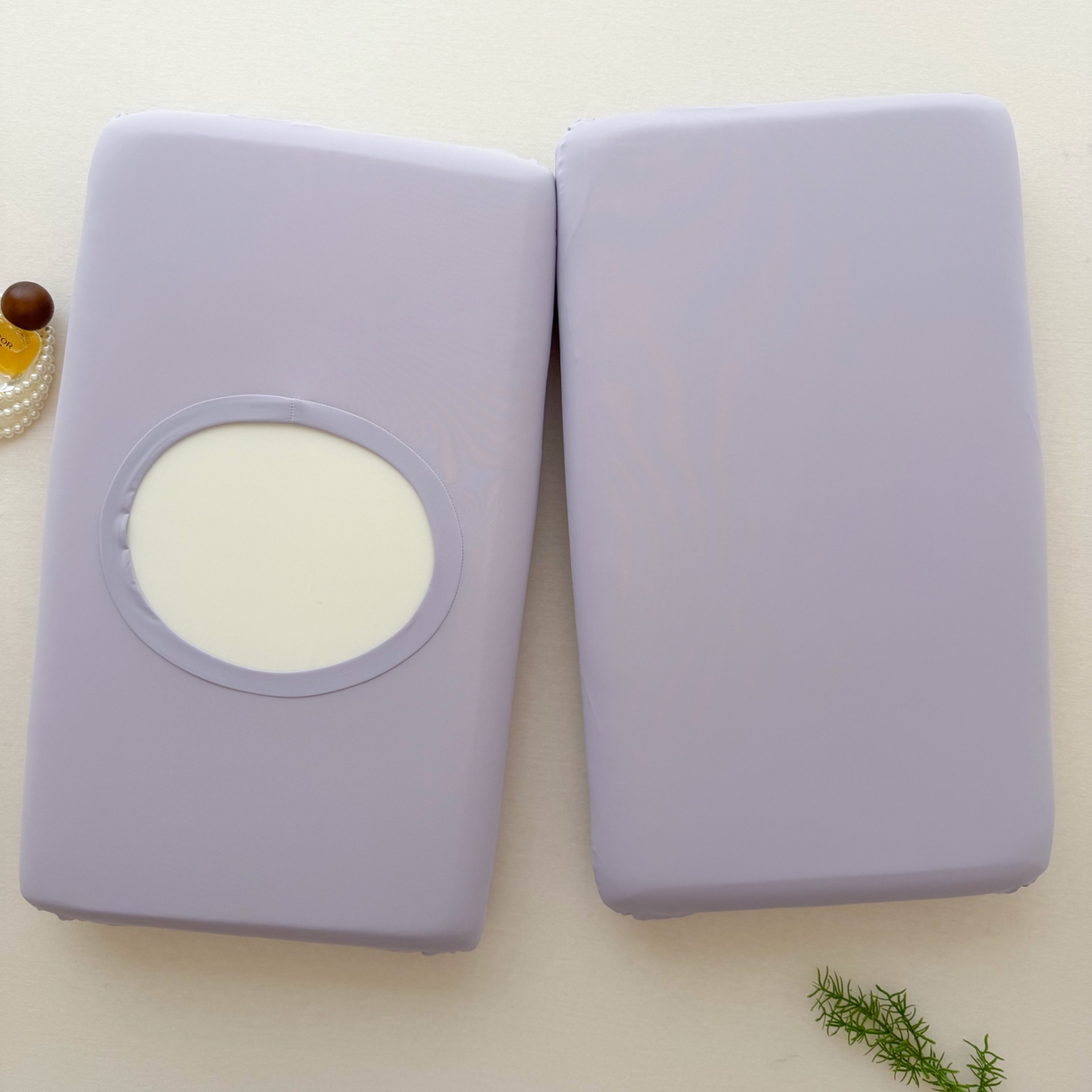 91家纺网 家纺一手货源 找家纺 百寐 2026新款夏季凉感冰皮星球深睡pro枕芯42*70保护套锦氨枕套纯色奶油色 冰皮枕套-葡萄紫