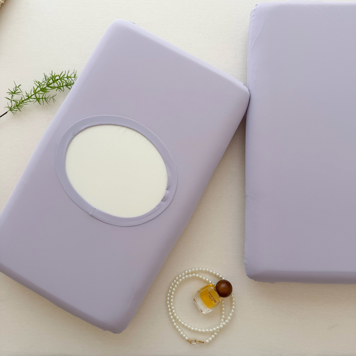 91家纺网 家纺一手货源 找家纺 百寐 2026新款夏季凉感冰皮星球深睡pro枕芯42*70保护套锦氨枕套纯色奶油色 冰皮枕套-葡萄紫