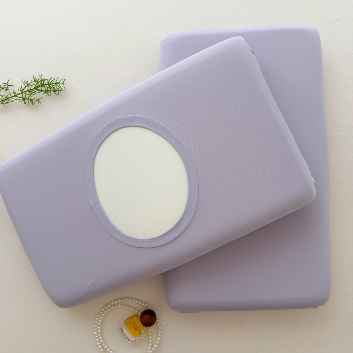 91家纺网 家纺一手货源 找家纺 百寐 2026新款夏季凉感冰皮星球深睡pro枕芯42*70保护套锦氨枕套纯色奶油色 冰皮枕套-葡萄紫