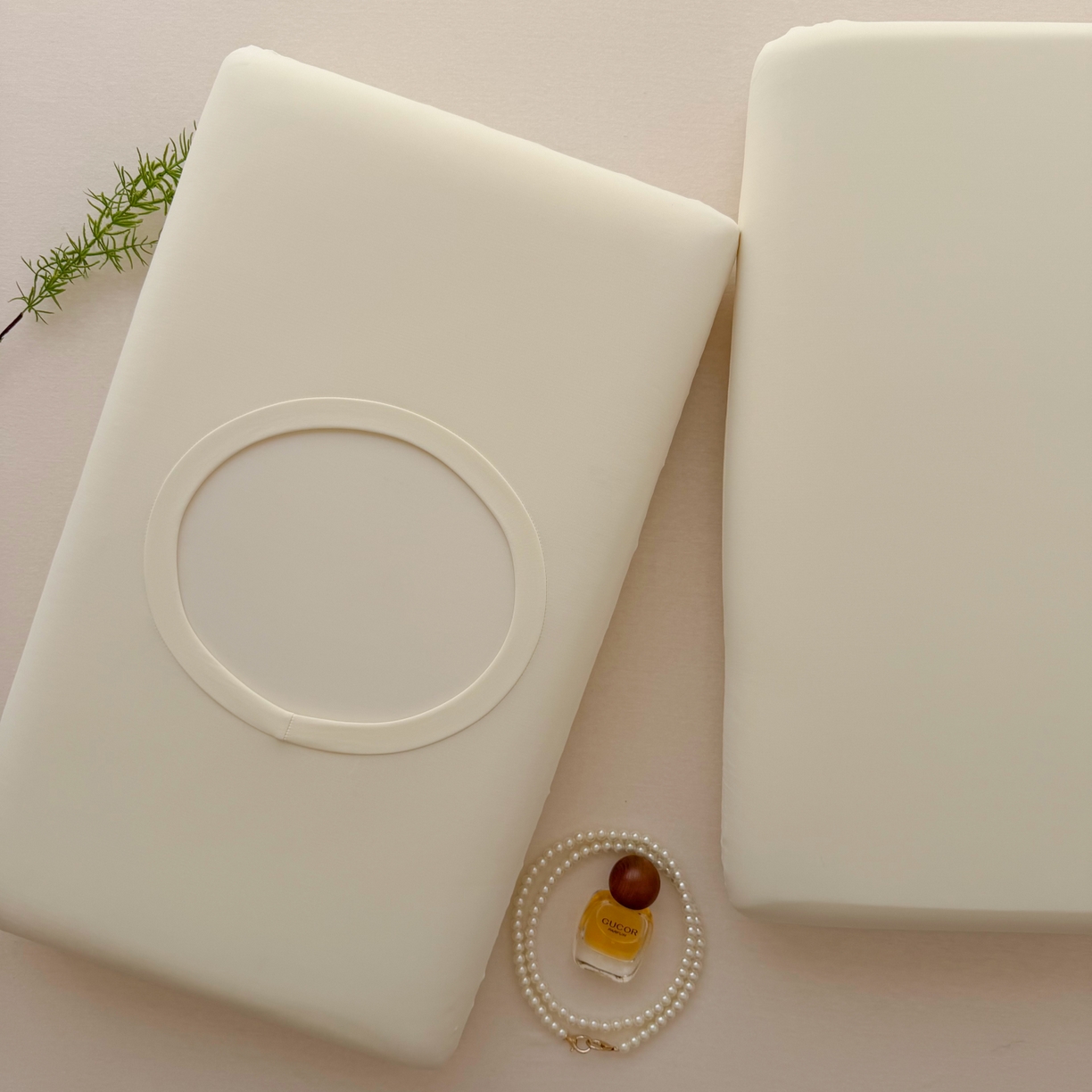 91家纺网 家纺一手货源 找家纺 百寐 2026新款夏季凉感冰皮星球深睡pro枕芯42*70保护套锦氨枕套纯色奶油色 冰皮枕套-浅鹅黄