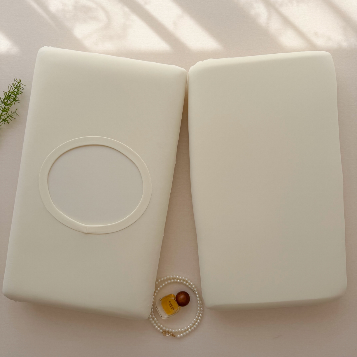 91家纺网 家纺一手货源 找家纺 百寐 2026新款夏季凉感冰皮星球深睡pro枕芯42*70保护套锦氨枕套纯色奶油色 冰皮枕套-浅鹅黄