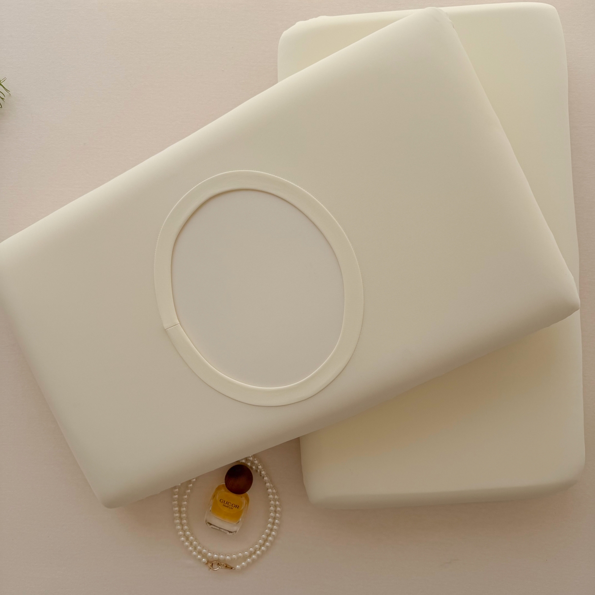 91家纺网 家纺一手货源 找家纺 百寐 2026新款夏季凉感冰皮星球深睡pro枕芯42*70保护套锦氨枕套纯色奶油色 冰皮枕套-浅鹅黄