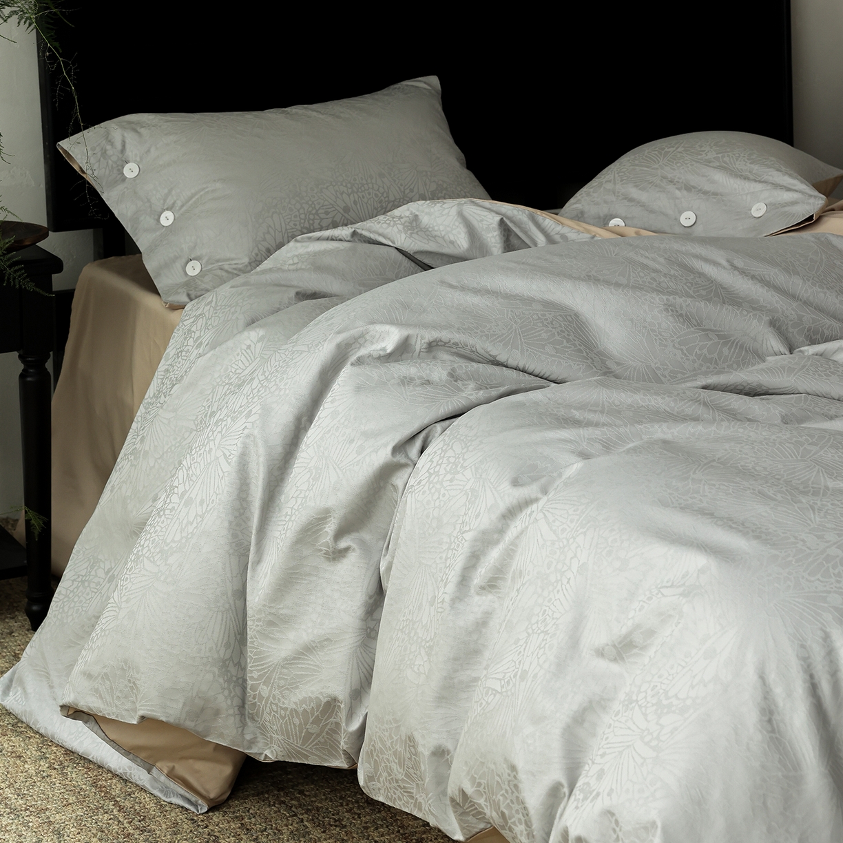 91家纺网 家纺一手货源 找家纺 （总）ONE TWO ONE 121 【控价商品】【提供买家秀】2026新款100s长绒棉提花款四件套全棉床上用品结婚四件套