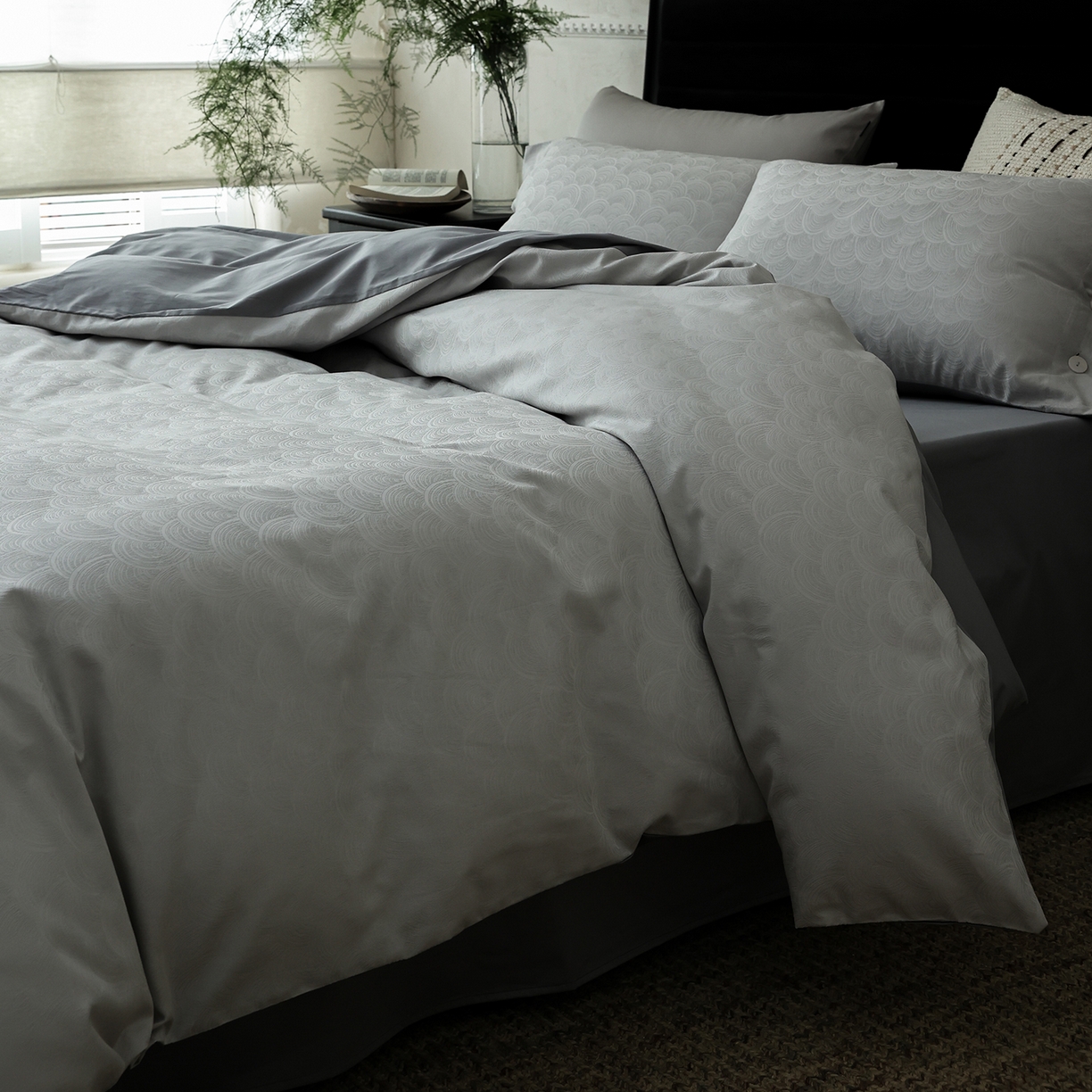 91家纺网 家纺一手货源 找家纺 ONE TWO ONE 121 【控价商品】【提供买家秀】2026新款100s长绒棉提花款四件套全棉床上用品结婚四件套 祥瑞纳福