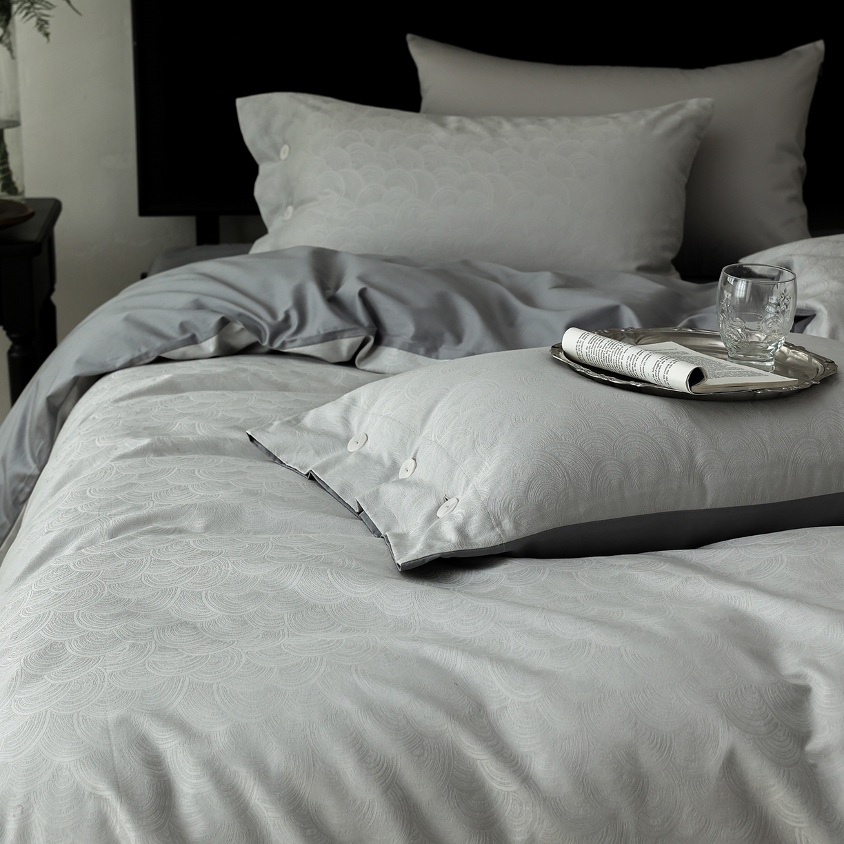 91家纺网 家纺一手货源 找家纺 ONE TWO ONE 121 【控价商品】【提供买家秀】2026新款100s长绒棉提花款四件套全棉床上用品结婚四件套 祥瑞纳福