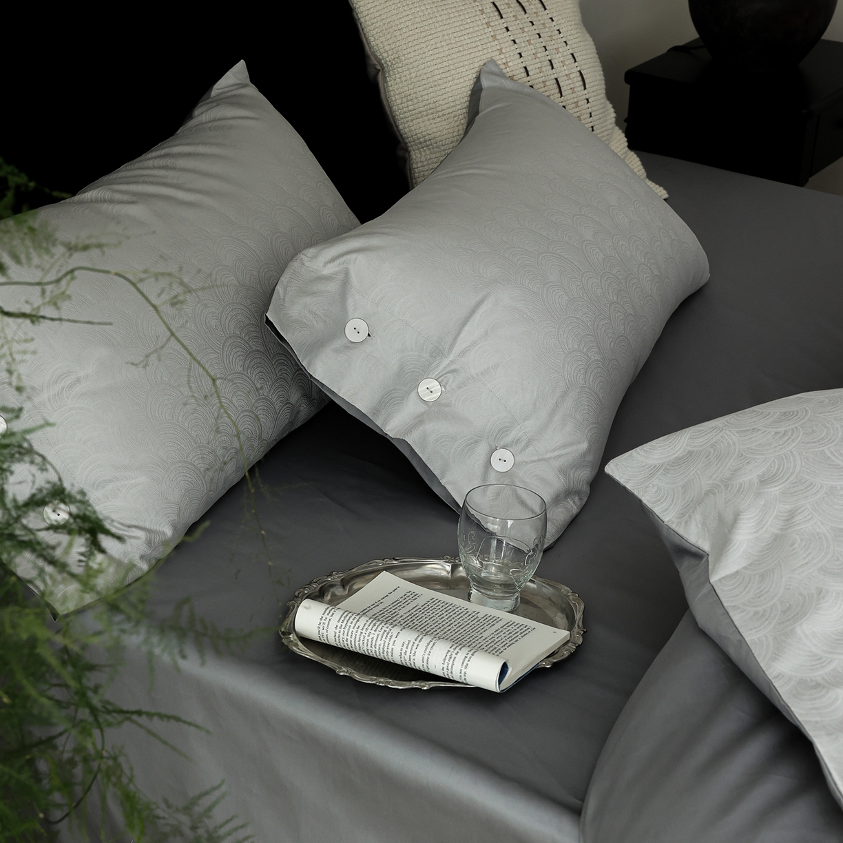 91家纺网 家纺一手货源 找家纺 ONE TWO ONE 121 【控价商品】【提供买家秀】2026新款100s长绒棉提花款四件套全棉床上用品结婚四件套 祥瑞纳福