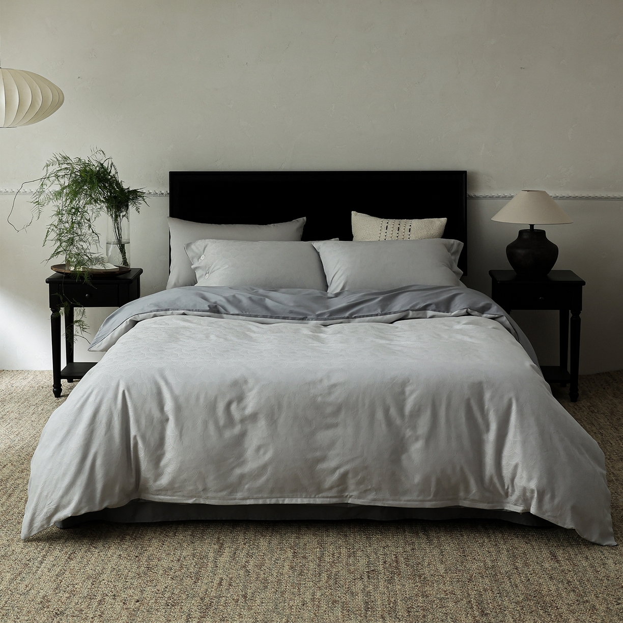 91家纺网 家纺一手货源 找家纺 ONE TWO ONE 121 【控价商品】【提供买家秀】2026新款100s长绒棉提花款四件套全棉床上用品结婚四件套 祥瑞纳福