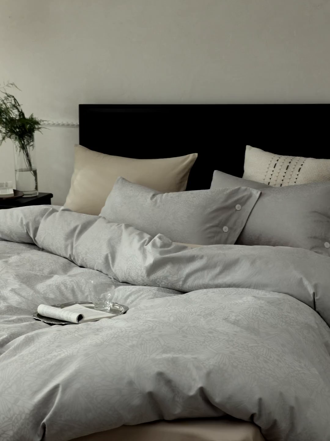 91家纺网 家纺一手货源 找家纺 ONE TWO ONE 121 【控价商品】【提供买家秀】2026新款100s长绒棉提花款四件套全棉床上用品结婚四件套 风之羽翼