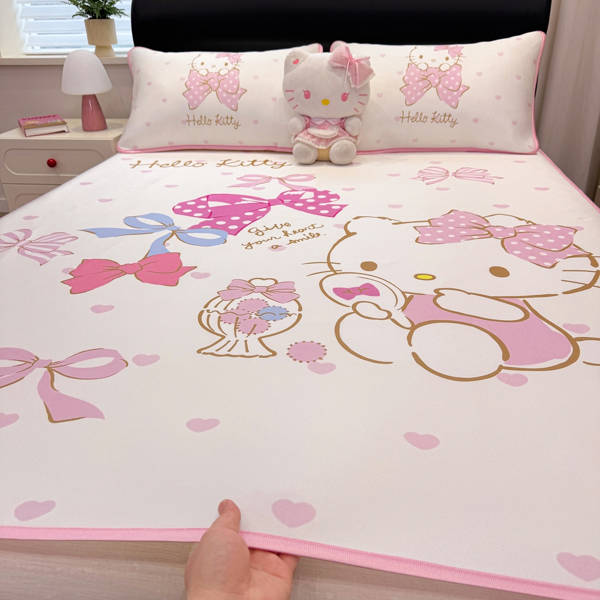 91家纺网 家纺一手货源 找家纺 （总）博雅 2026三丽鸥大阪A类小冰皮数码印花凉席