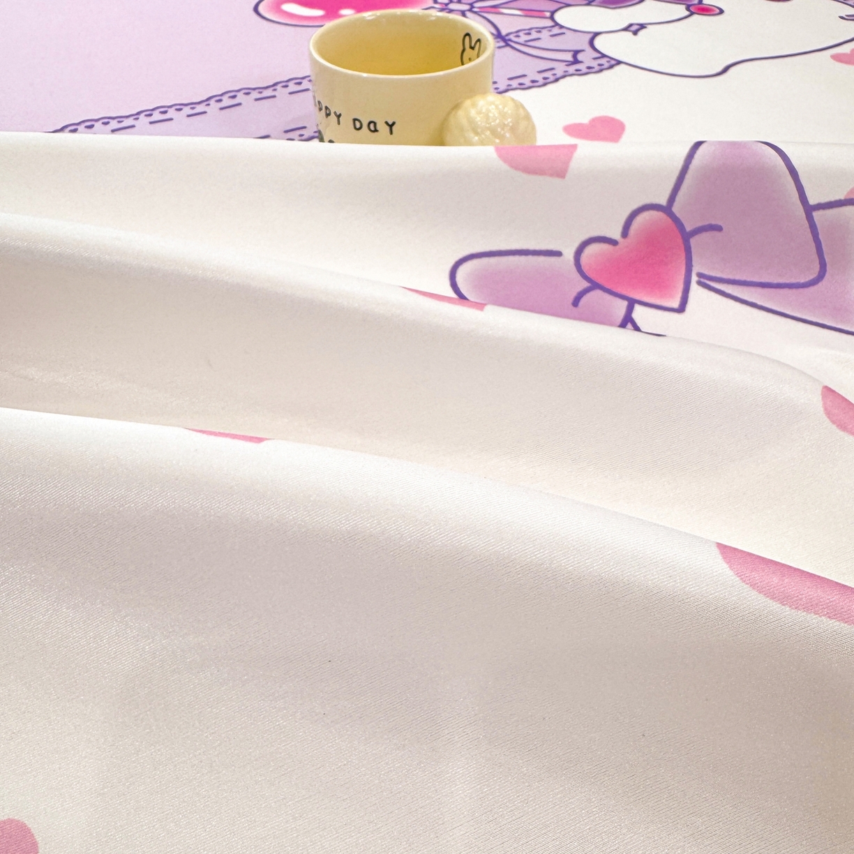 91家纺网 家纺一手货源 找家纺 博雅 2026三丽鸥大阪A类小冰皮数码印花凉席 小冰皮凉席-气球库洛米