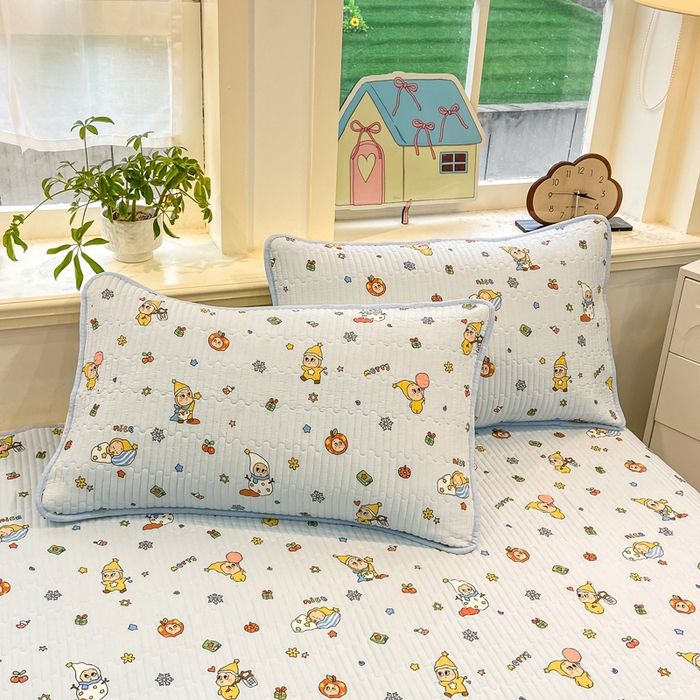 91家纺网 家纺一手货源 找家纺 （总）喜居 2026新款A类双面泡芙双层纱夹棉床盖