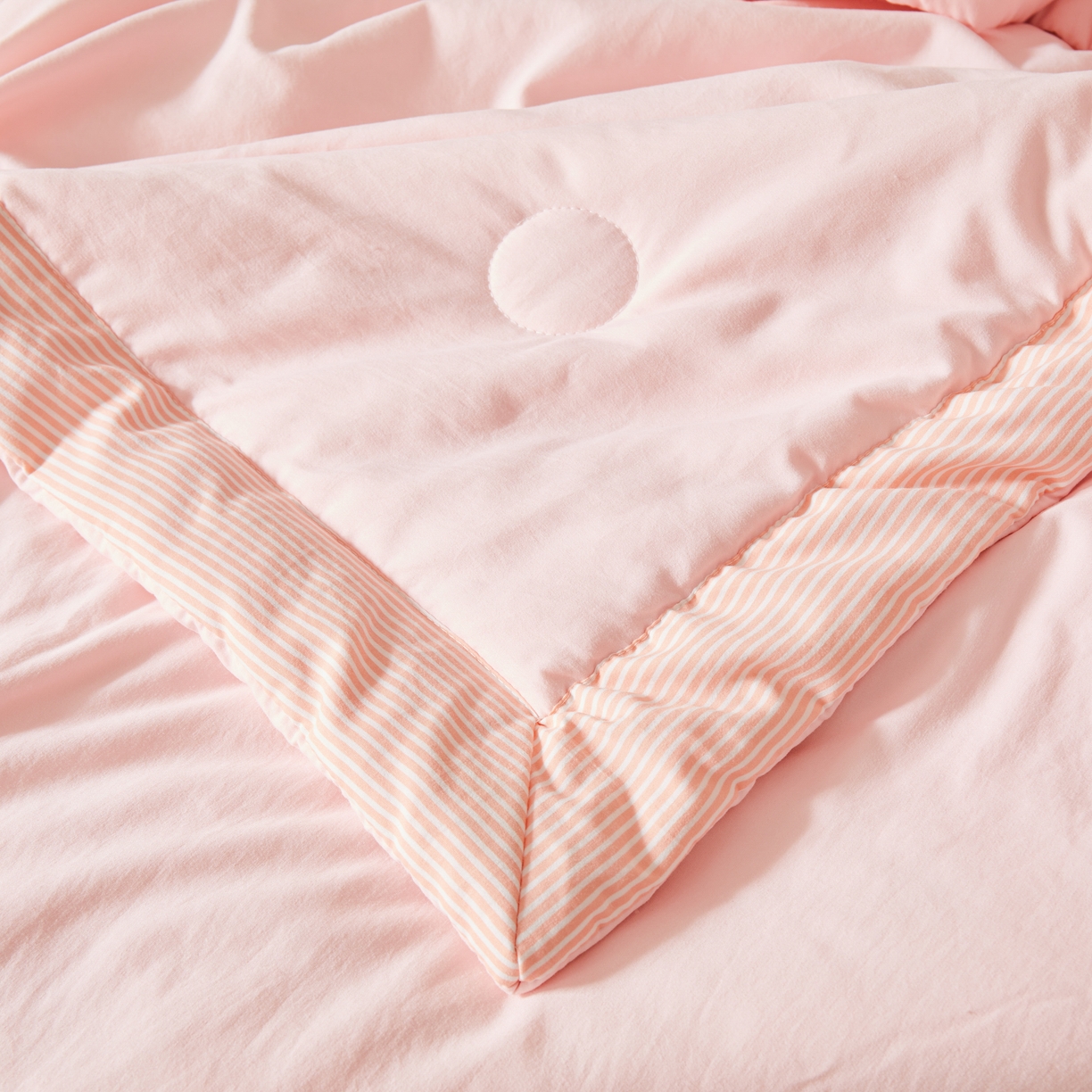 91家纺网 家纺一手货源 找家纺 初相识被业 2026新款无印风100%新疆棉花夏被空调被可机洗夏凉被棉花被子（提供质检报告买家秀） 风禾-粉玉