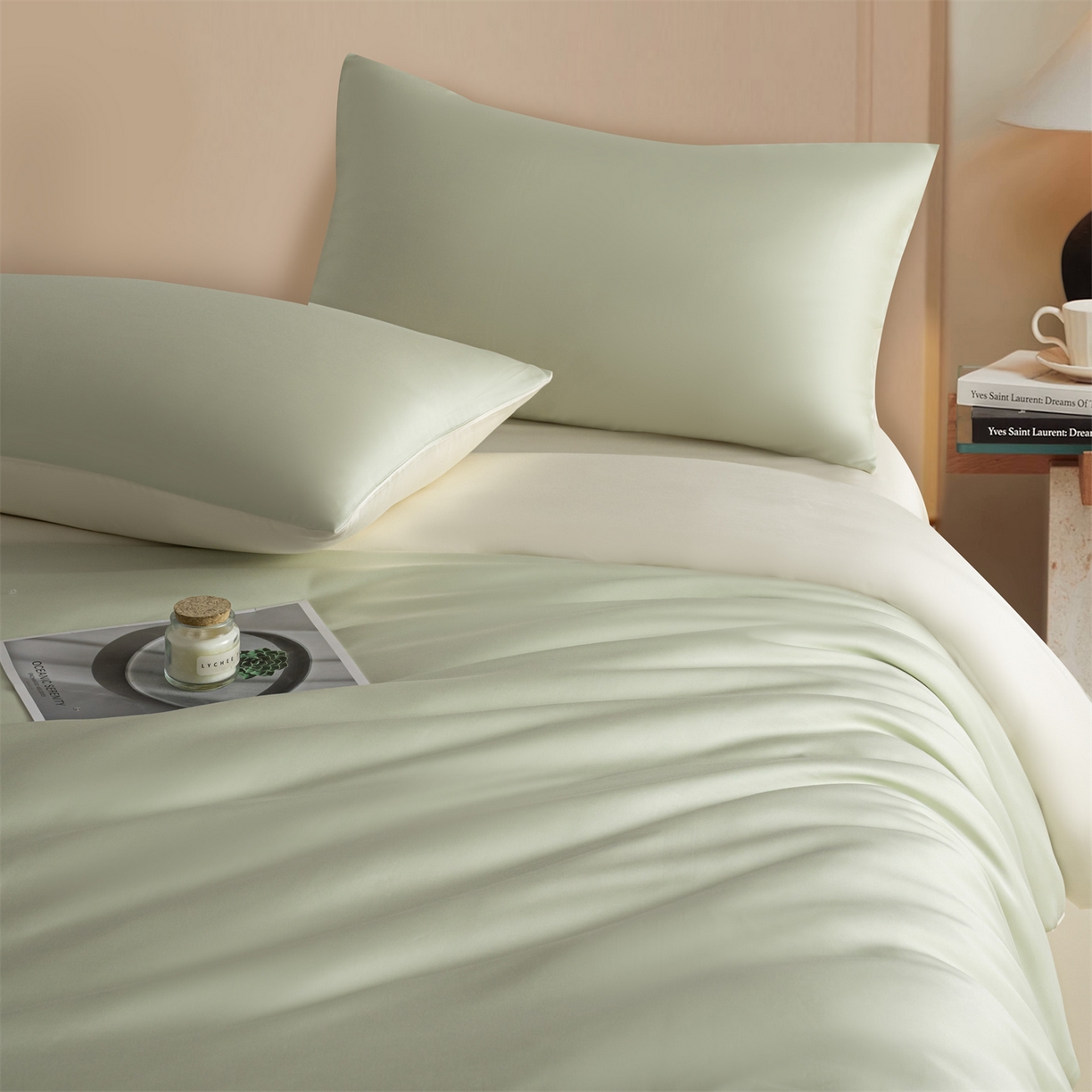 91家纺网 家纺一手货源 找家纺 （总）美澳家纺 2026新款60S兰精天丝双拼四件套（带标）