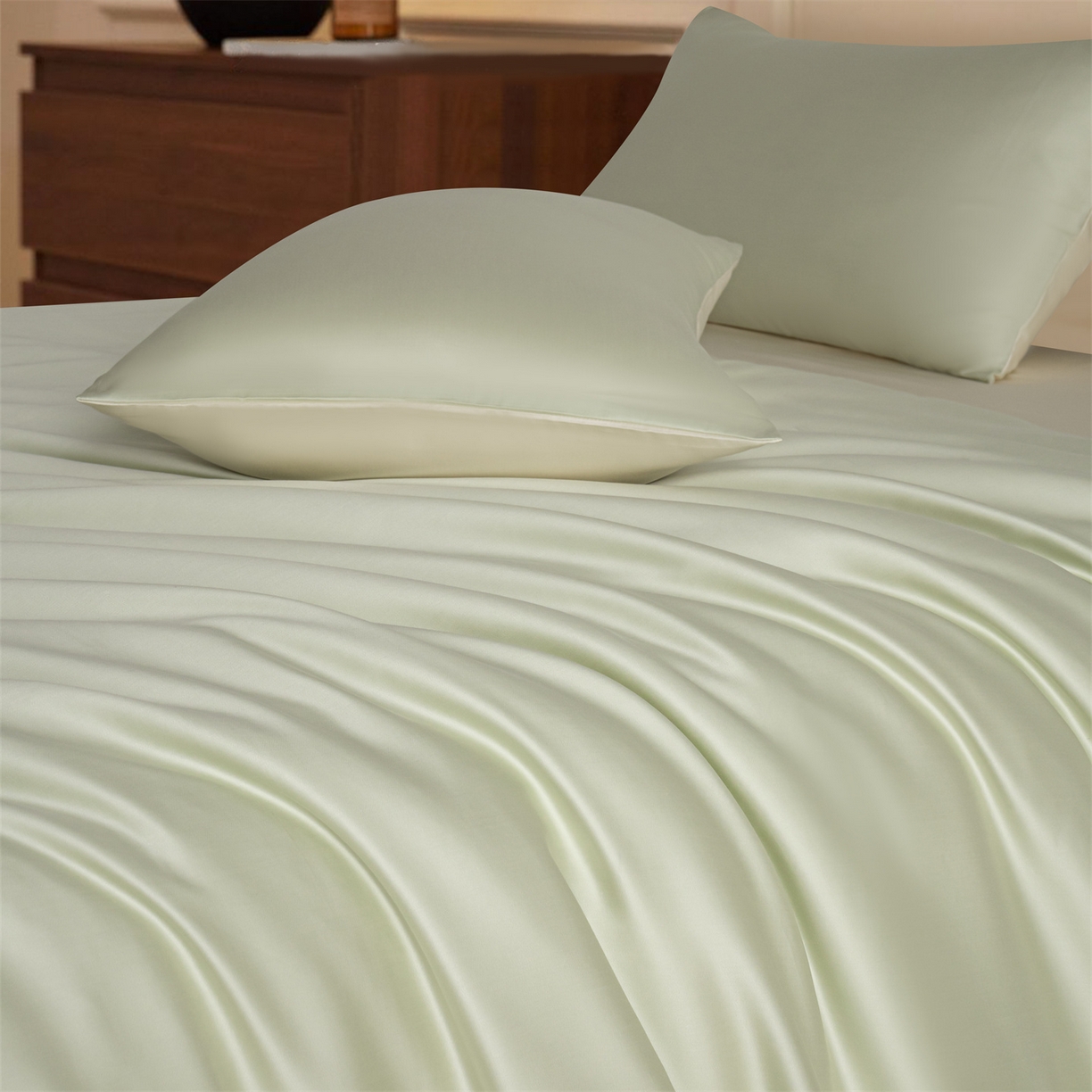 91家纺网 家纺一手货源 找家纺 （总）美澳家纺 2026新款60S兰精天丝双拼四件套（带标）