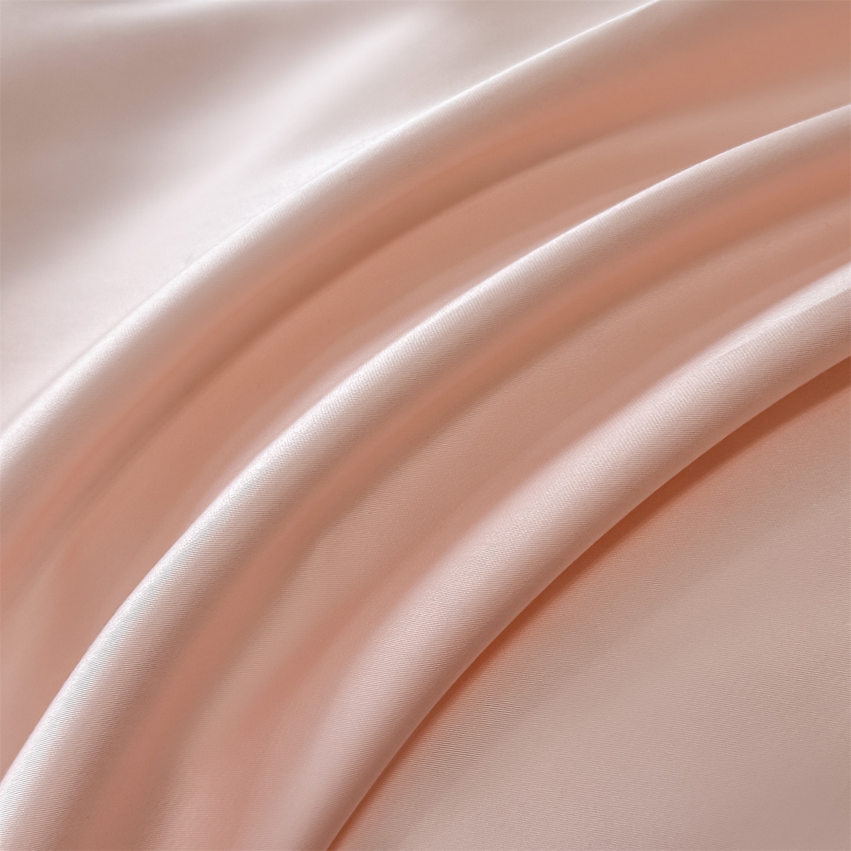 91家纺网 家纺一手货源 找家纺 美澳家纺 2026新款凉感水洗冰丝真丝刺绣双拼单被套四件套 蜜桃灰