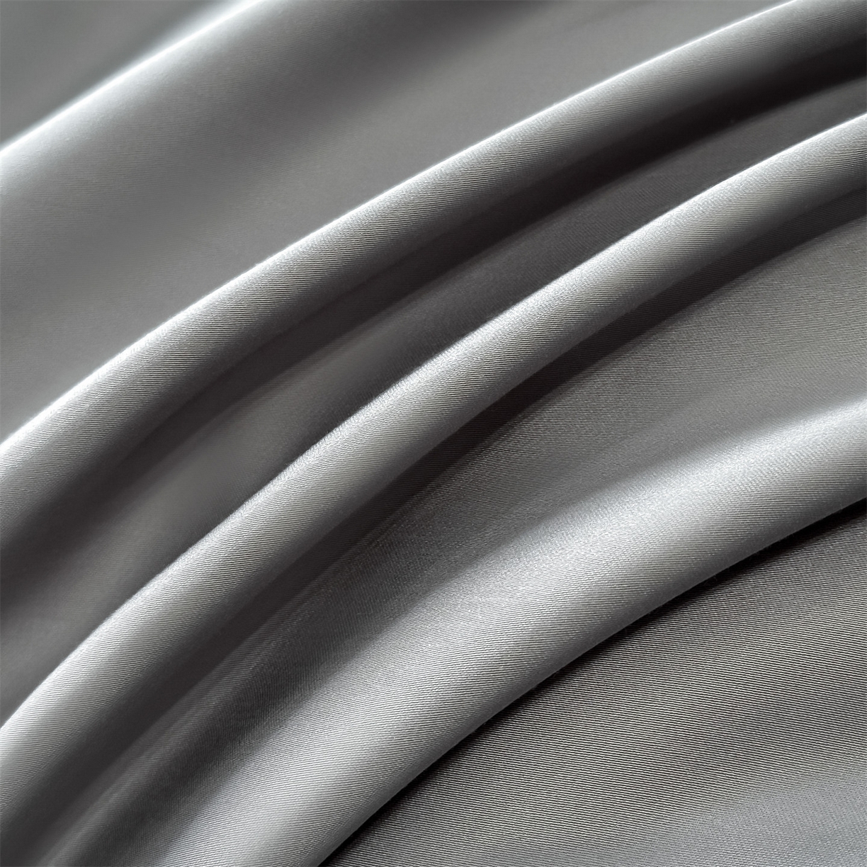 91家纺网 家纺一手货源 找家纺 美澳家纺 2026新款凉感水洗冰丝真丝刺绣双拼单被套四件套 深灰