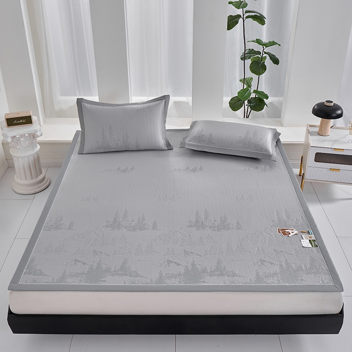 91家纺网 家纺一手货源 找家纺 （总）小牛席业 2026新款雪山冷感豆豆席系列凉席藤席冰藤席竹席空调席草席冰丝席豆豆席乳胶席三件套