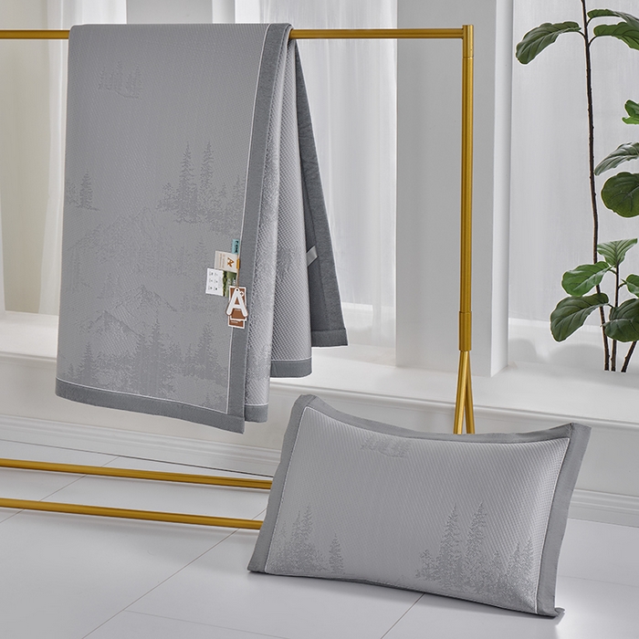 91家纺网 家纺一手货源 找家纺 小牛席业 2026新款雪山冷感豆豆席系列凉席藤席冰藤席竹席空调席草席冰丝席豆豆席乳胶席三件套 灰色