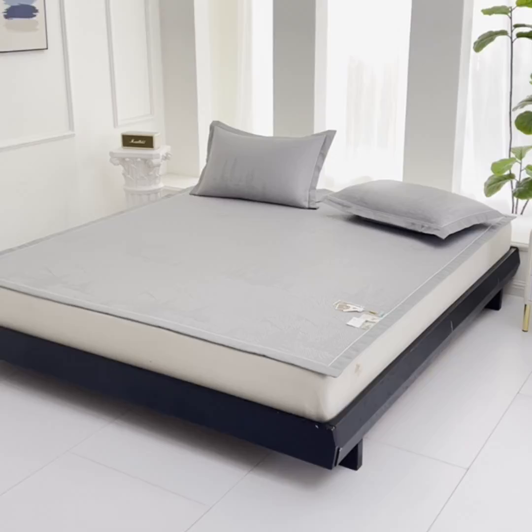 91家纺网 家纺一手货源 找家纺 （总）小牛席业 2026新款雪山冷感豆豆席系列凉席藤席冰藤席竹席空调席草席冰丝席豆豆席乳胶席三件套