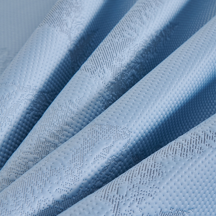 91家纺网 家纺一手货源 找家纺 小牛席业 2026新款雪山冷感豆豆席系列（床笠款）凉席藤席冰藤席竹席空调席草席冰丝席豆豆席乳胶席三件套 蓝色