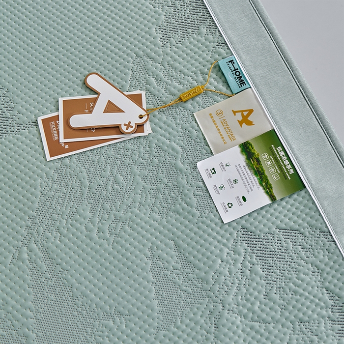 91家纺网 家纺一手货源 找家纺 小牛席业 2026新款雪山冷感豆豆席系列（床笠款）凉席藤席冰藤席竹席空调席草席冰丝席豆豆席乳胶席三件套 绿色