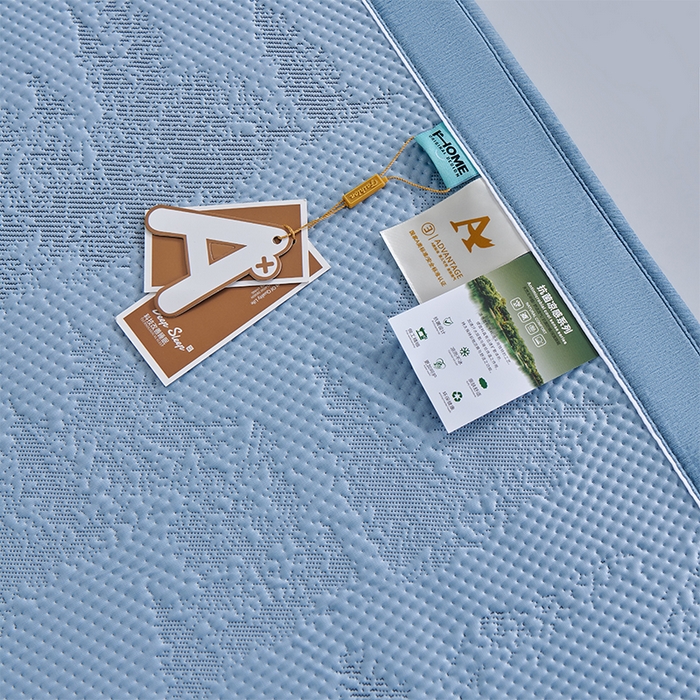 91家纺网 家纺一手货源 找家纺 小牛席业 2026新款雪山冷感豆豆席系列（床笠款）凉席藤席冰藤席竹席空调席草席冰丝席豆豆席乳胶席三件套 蓝色