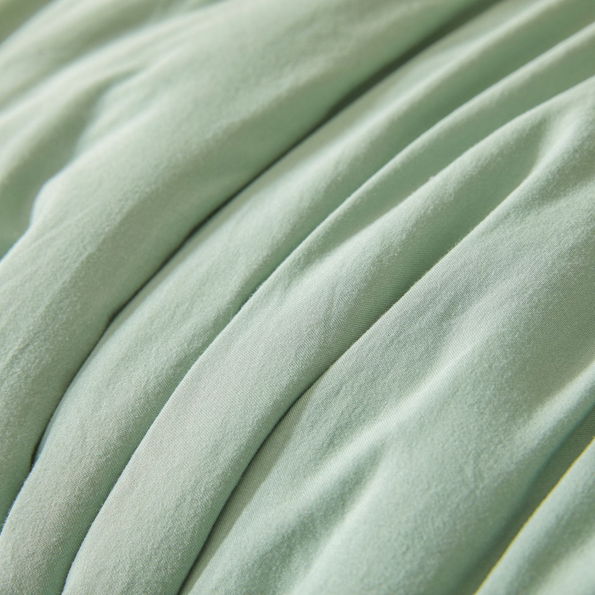 91家纺网 家纺一手货源 找家纺 星航家纺 2026新款水洗棉纯色棉花被夏被夏凉被空调被-素夏 素夏-抹茶绿