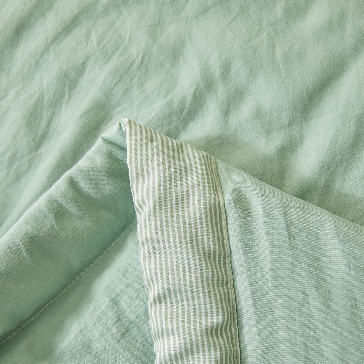 91家纺网 家纺一手货源 找家纺 星航家纺 2026新款水洗棉纯色棉花被夏被夏凉被空调被-素夏 素夏-抹茶绿