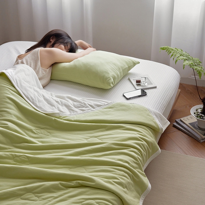 91家纺网 家纺一手货源 找家纺 （总）风向标家纺 2026新款全棉云感针织棉双拼夏被夏凉被空调被