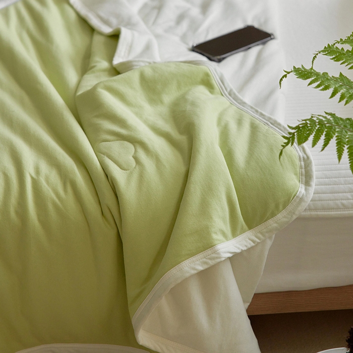 91家纺网 家纺一手货源 找家纺 （总）风向标家纺 2026新款全棉云感针织棉双拼夏被夏凉被空调被