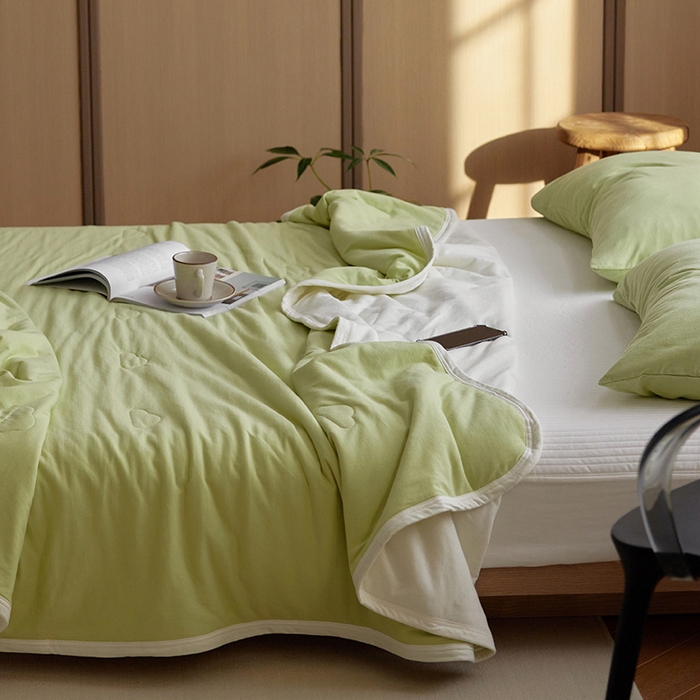 91家纺网 家纺一手货源 找家纺 （总）风向标家纺 2026新款全棉云感针织棉双拼夏被夏凉被空调被